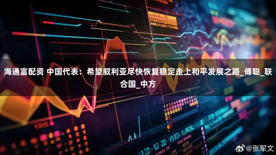 海通富配资 中国代表：希望叙利亚尽快恢复稳定走上和平发展之路_傅聪_联合国_中方